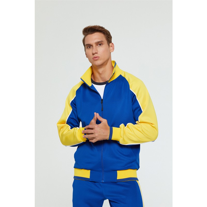 Fitness Tracksuits Manufacturer - 2 Piece Jogger Set Custom Logo Sweat Jacket Pants Outfit