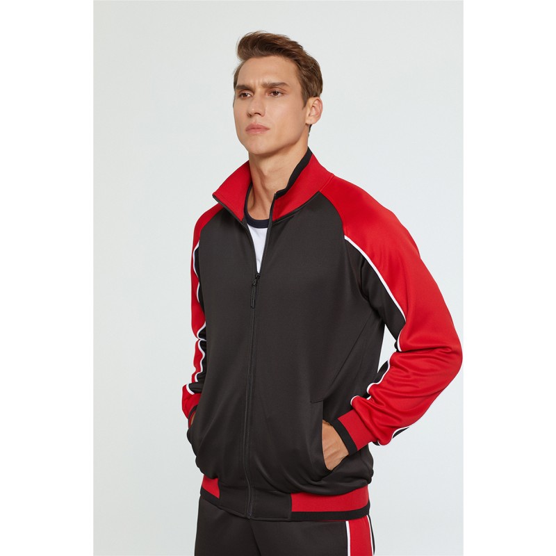 Fitness Tracksuits Manufacturer - 2 Piece Jogger Set Custom Logo Sweat Jacket Pants Outfit
