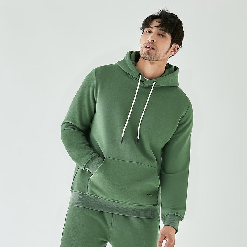 Plain Hoodies Supplier - Unisex 470G Winter Heavy Weight French Terry Blanket Hoodie Bulk