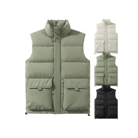 Sleeveless Puffer Coat Manufacturer - High Quality Unisex Duck's Down Filled Personalized Waistcoat