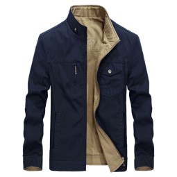 Reversible Jackets Manufacturer - 2021 Spring Fashion Men's Classic Reversible Jacket Coat
