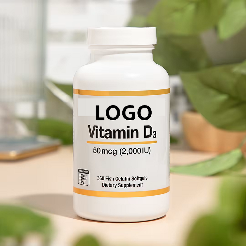 Vitamin D3 Softgel Manufacturer - 360 IU Fish Gelatin Capsules for Bone & Immune Health