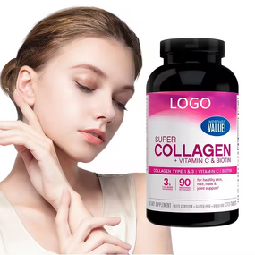 Collagen Peptides Manufacturer - Type 1 & 3, 6g Serving with Vitamin C & Biotin, Gluten-Free