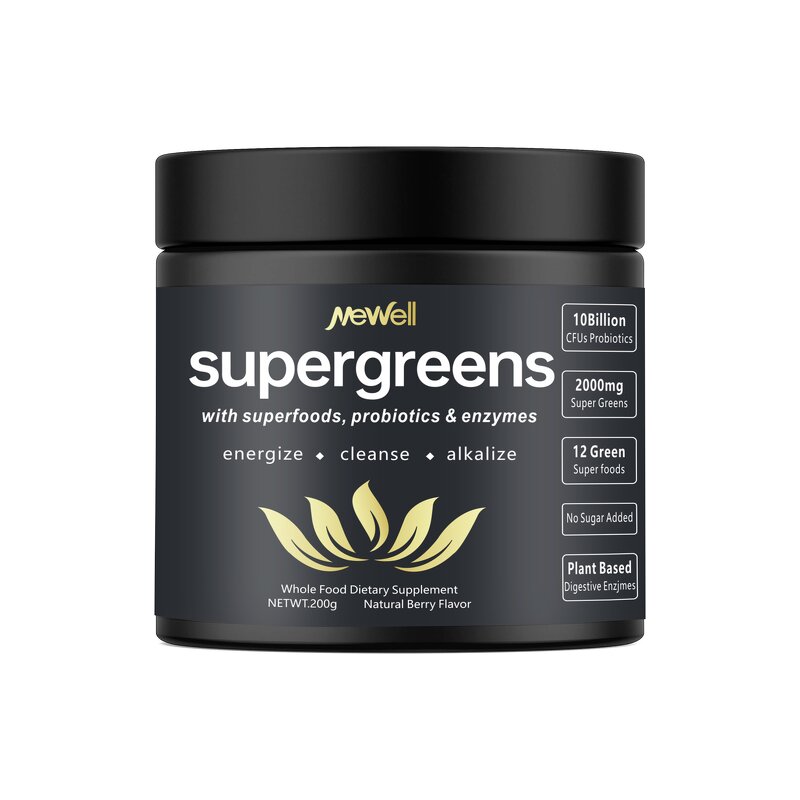 Green Superfood Powder Manufacturer - Organic Antioxidant Blend for Adults to Enhance Immunity & Digestion