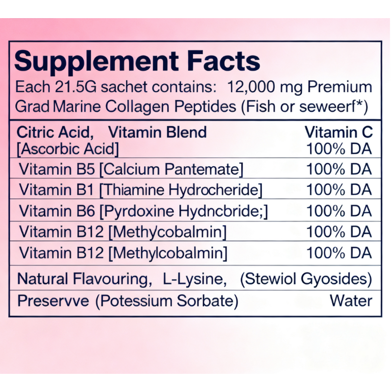 Oral Liquid Supplement Manufacturer - Collagen Peptides for Women's Skin & Joint Support