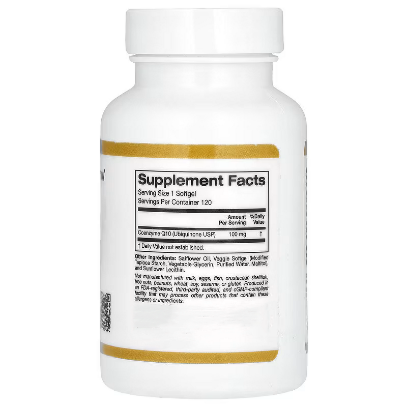 Coenzyme Q10 Supplements Manufacturer - 100mg Softgels, Private Label, Not for Pregnant Women