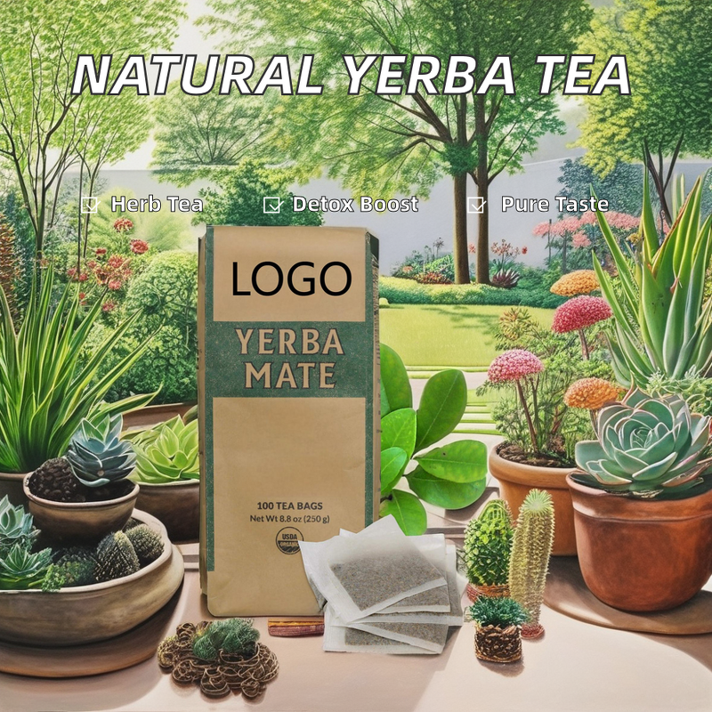 Caffeine-Free Vegan Beauty Tea Manufacturer - Yerba Mate Supplement for Glowing Skin & Weight Loss