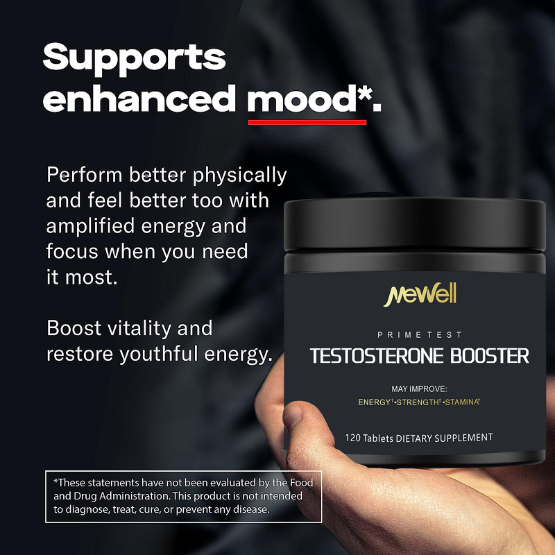 Men's Energy Booster Capsules Manufacturer - 120 Capsules, Stamina & Endurance Support, Non-GMO, Gluten-Free