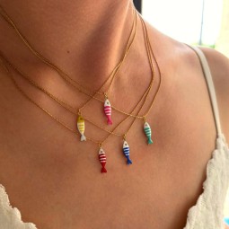 Fish Jewelry Supplier - Bohemian Beach Colorful Stainless Steel