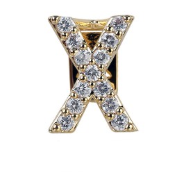 Letter Grillz Factory - Gold Silver Copper 26 Diamond Teeth Grillz