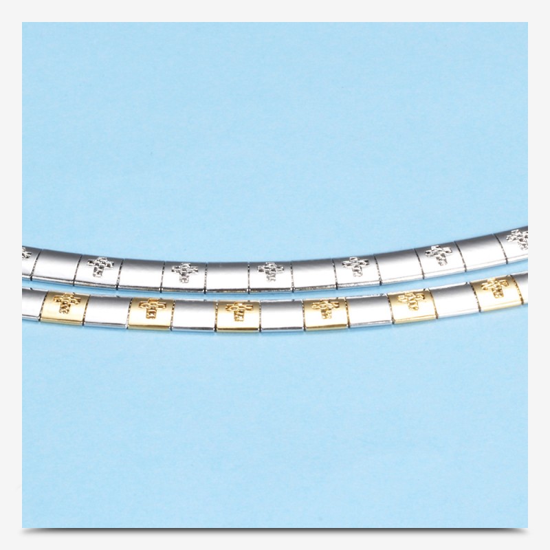 Cross Choker Supplier - Stainless Steel Simple Gold Chain Necklace