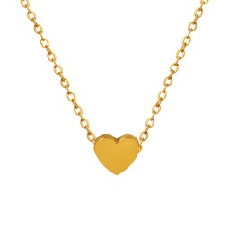 Heart Necklace Manufacturer - Stainless Steel Gold Plating Pendant Necklace