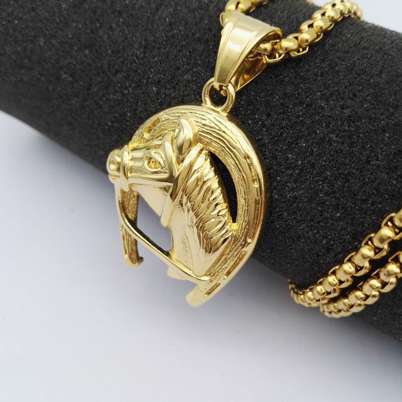 Horseshoe Pendant Manufacturer - 316L Stainless Steel Gold Pendant