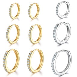 Nose Hoop Supplier - Steel Clip on 925 Silver Earrings