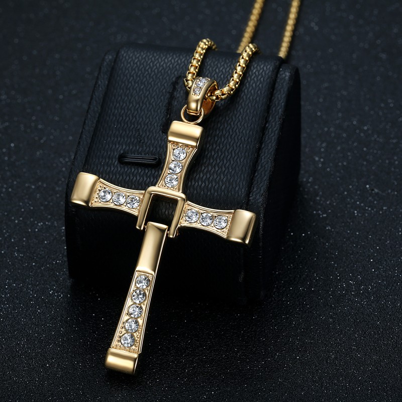 Cross Pendant Factory - Titanium Steel Dainty Hip Hop Necklace