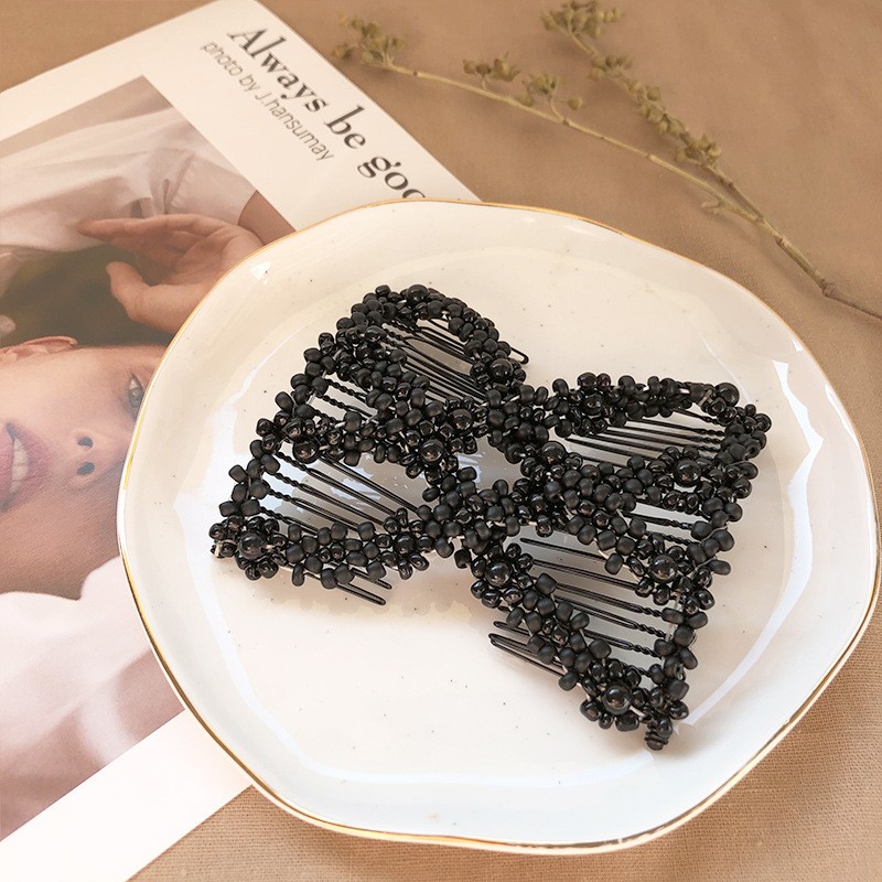 Flower Hair Comb Manufacturer - Pearl Flower Metal Hair Claw Clip