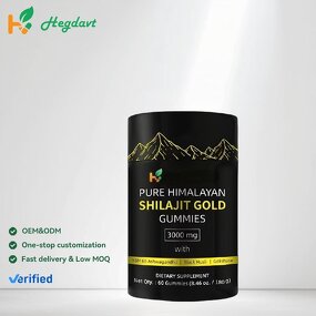 Shilajit Gummy Manufacturer - Vegan Pectin-Based Blend, Private Label & OEM