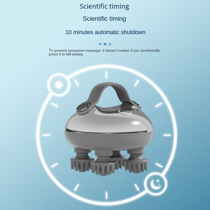 Cross-Border Removable Scalp Head Massager - Red Light Therapy & Pet Massager