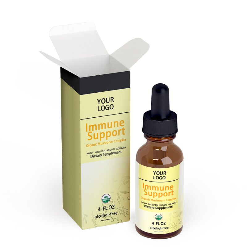 Mushroom Complex Liquid Extract - Lions Mane for Immune Support & Brain Boost Tincture