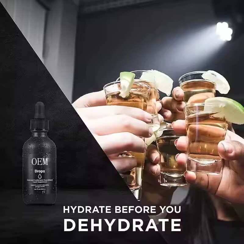 Trace Minerals Liquid Drops Manufacturer - Private Label Electrolyte & Energy Supplement for Keto and Gym
