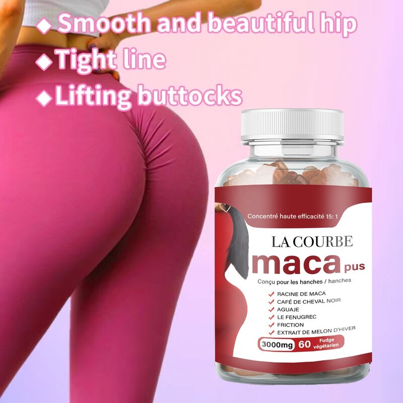 Maca Plus Gummy Supplements Manufacturer - Butt Lift & Hip Firming for Adults