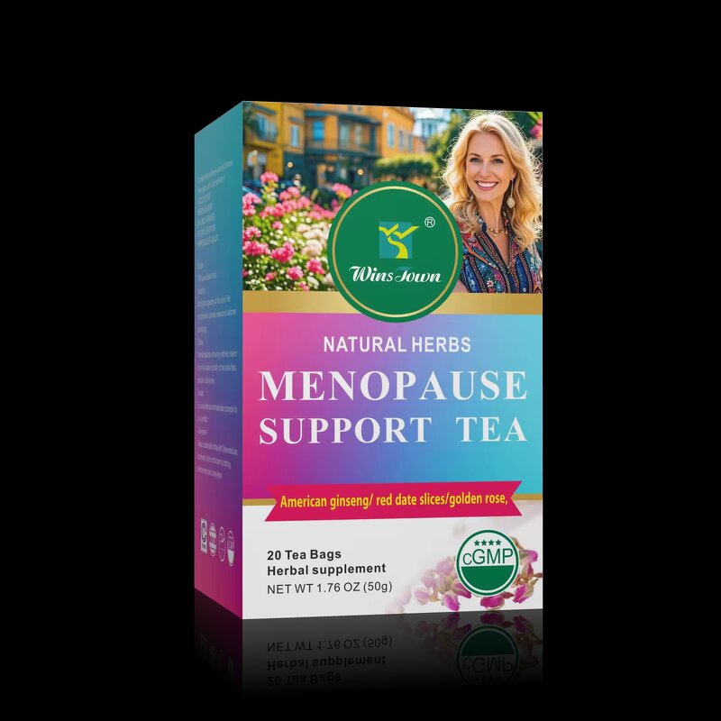 Menopause Wellness Tea for Women - Herbal Supplement for Hormonal Balance & Emotional Support