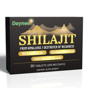 Himalayan Shilajit Resin Manufacturer - 90 Tablet Count, Rich in Fulvic Acid & 85+ Trace Minerals