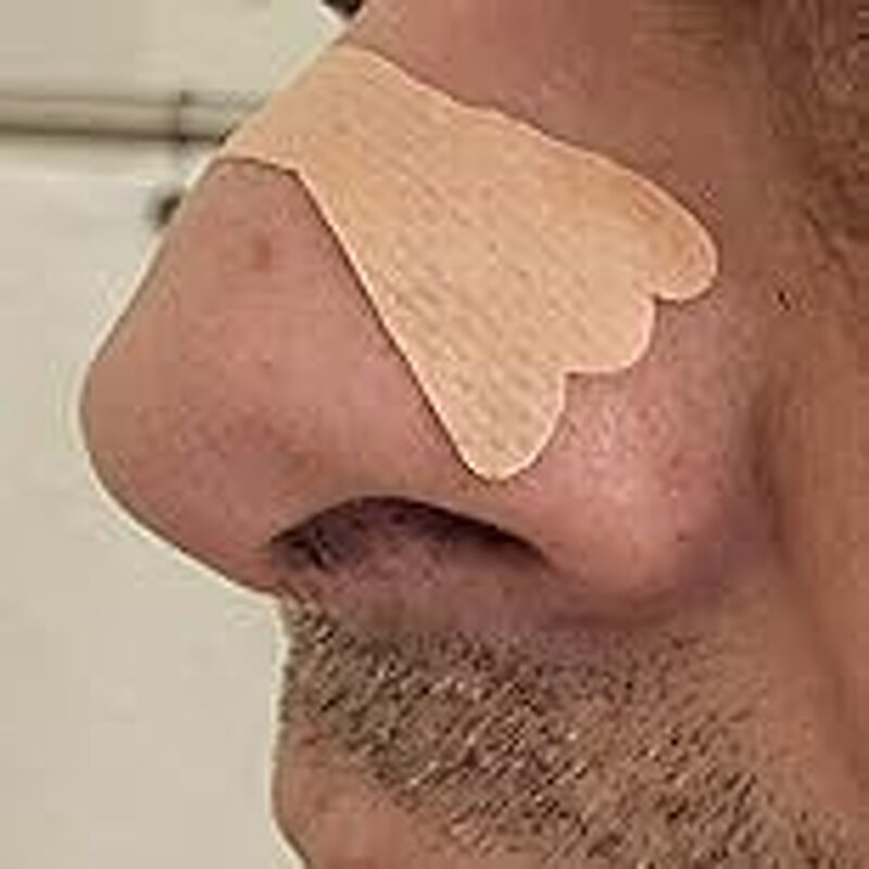 Nasal Strips Manufacturer - Anti-Snoring Patches with Anti-Sweat Glue, Non-Woven Fabric, Model NS28