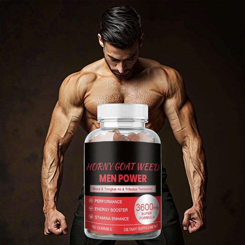Men's Horny Goat Weed Energy Gummies Manufacturer - OEM/ODM Custom for Adults