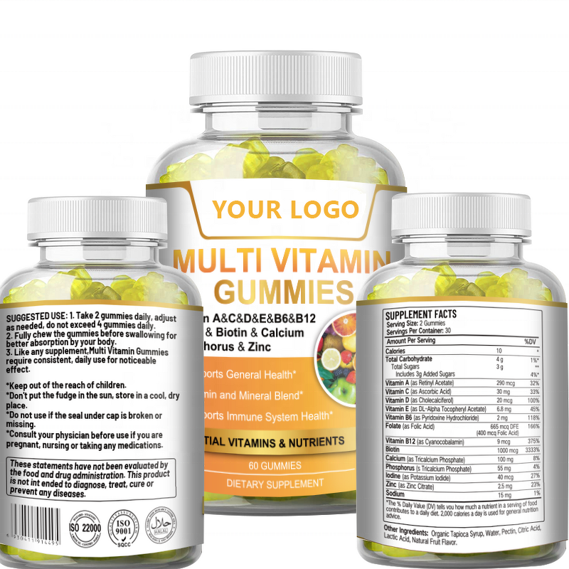 Halal Vitamin C Gummies Manufacturer - Sugar-Free Skin Dietary Supplement