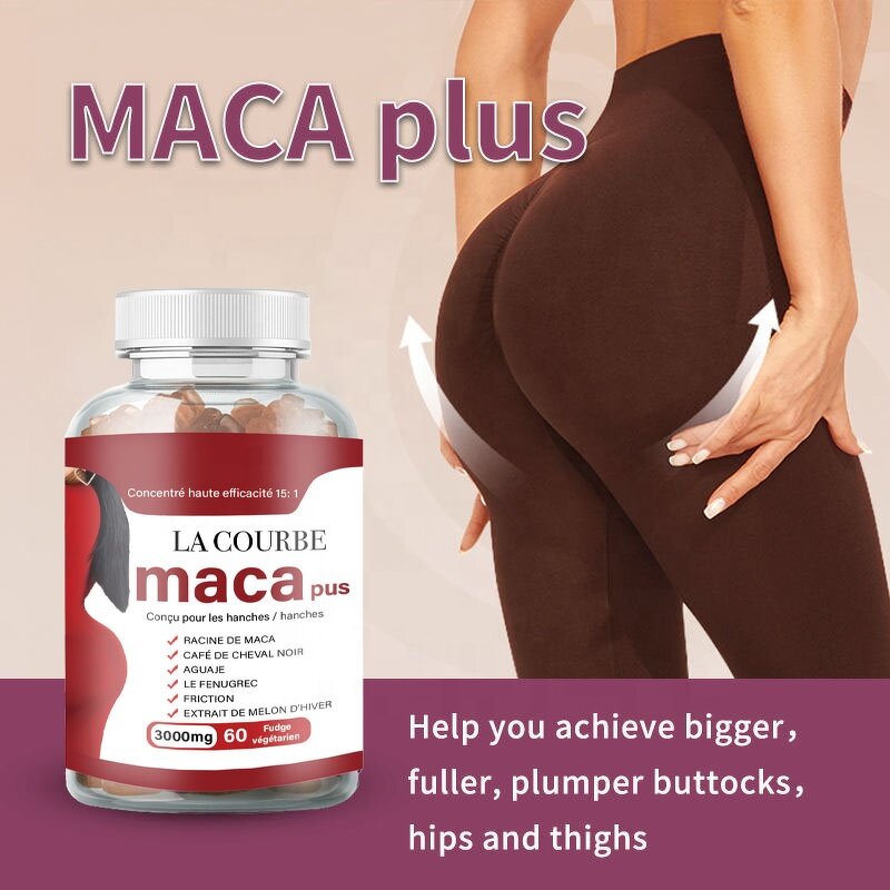 Maca Plus Gummy Supplements Manufacturer - Butt Lift & Hip Firming for Adults