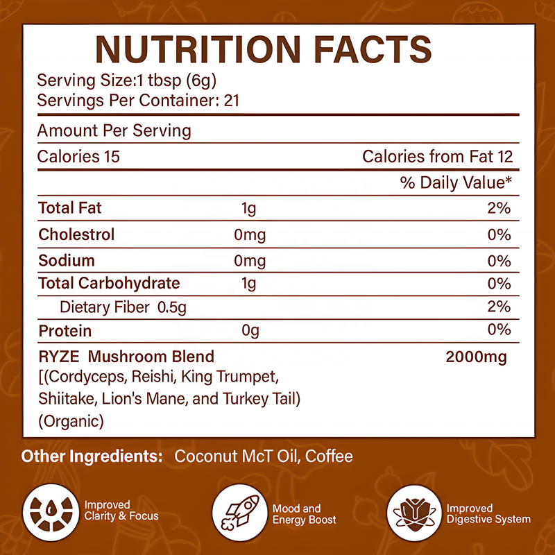 Organic Mushroom Coffee Manufacturer - Private Label 10-in-1 Superfood Blend with Lions Mane