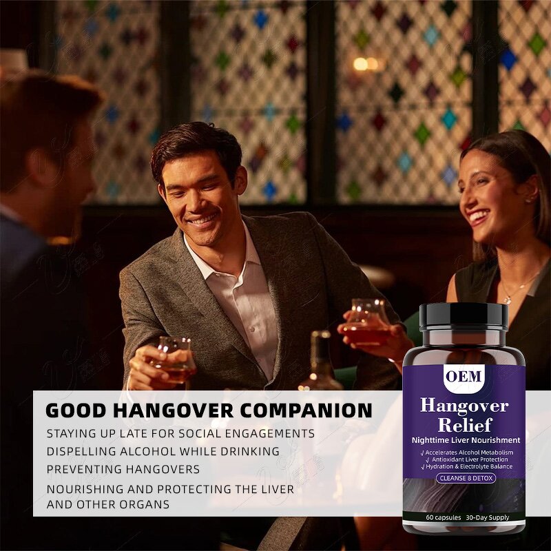 Natural Hangover Detox Capsules Manufacturer - Dandelion and Artichoke Extract for Liver Health
