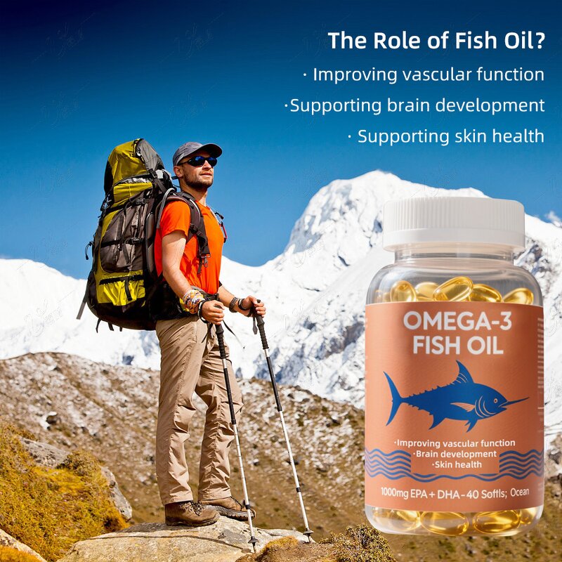 Fish Oil Softgel Manufacturer - Omega-3 EPA DHA for Immune, Brain & Heart Health Support
