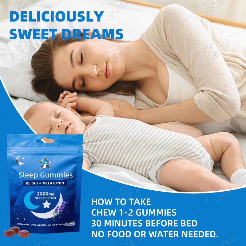 Melatonin Gummies Manufacturer - Natural Herbal Formula for Better Sleep, OEM Bulk Supply
