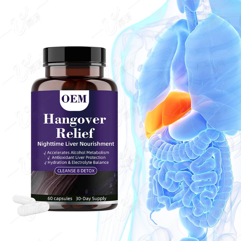 Hangover Relief Capsules Manufacturer - Milk Thistle & Vitamin B Complex for Fast Recovery