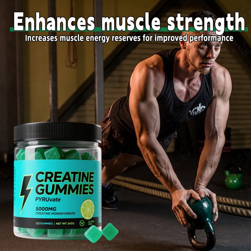 Creatine Gummies Manufacturer - Custom OEM Formula for Gym Performance Support