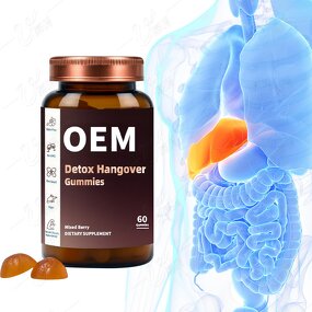 Hangover Gummies Manufacturer - Fast Acting Liver Detox & B Vitamin Energy Support for Rehydration