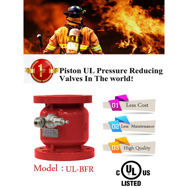 UL Listed Pressure Reducing Valve Manufacturer - Ductile Iron Fire Protection Valve Made in Taiwan