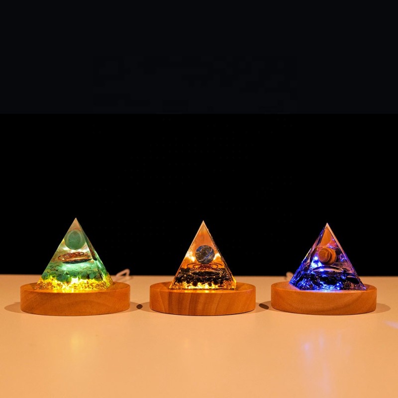 Meditation Pyramid Manufacturer - Hot Sale Healing Reiki Energy Generator Crystal Pyramid