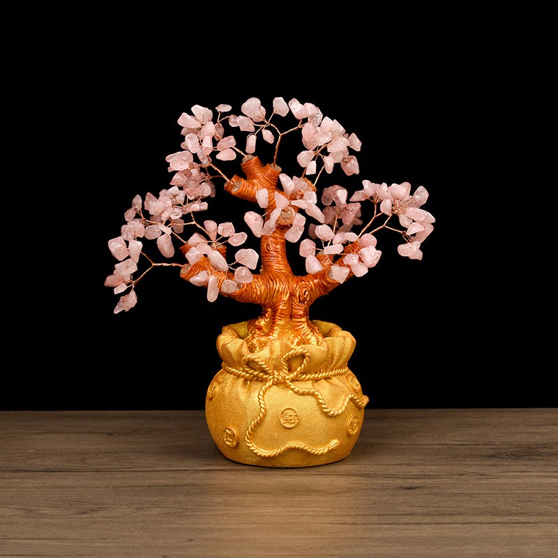 Crystal Bonsai Supplier - Wholesale Natural Quartz Gemstone Large Money Tree Citrine