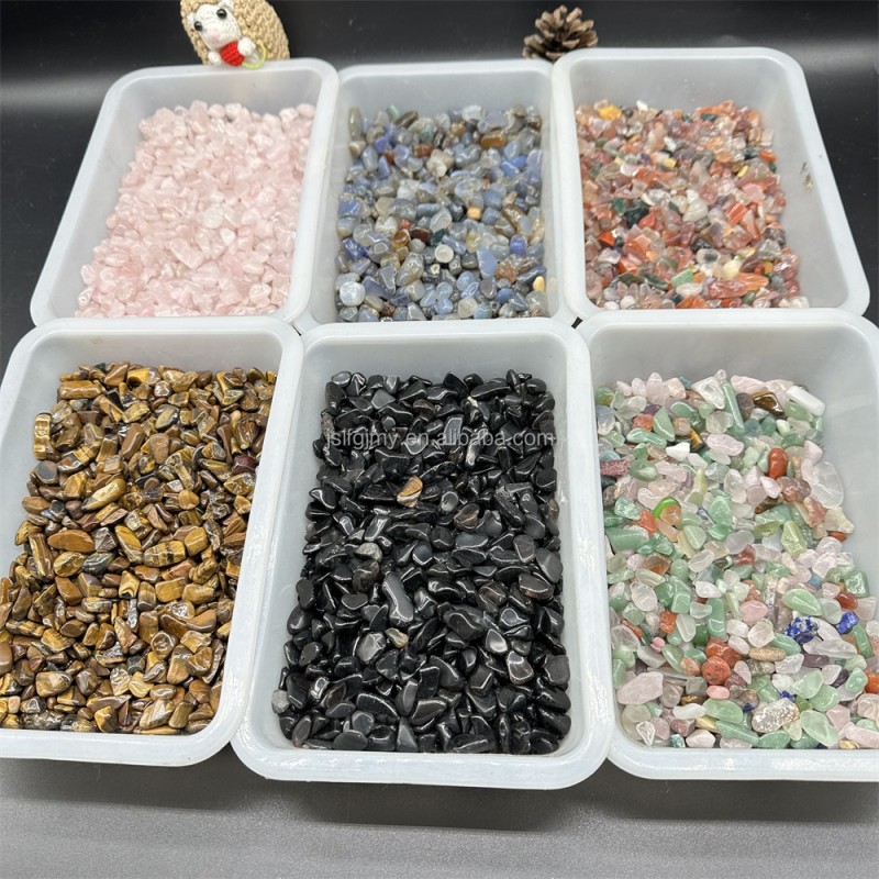 Healing Stones Supplier - Bulk Natural Rose Quartz Amethyst Crystal Chips Gem Gravel