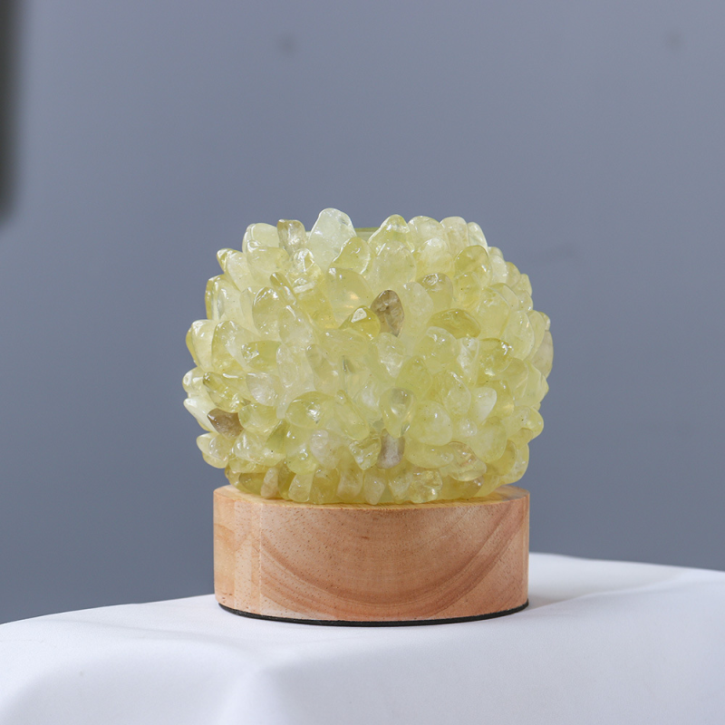 Crystal Container Supplier - Natural Rose Quartz Tumbled Stones Makeup Brush Pen Holder