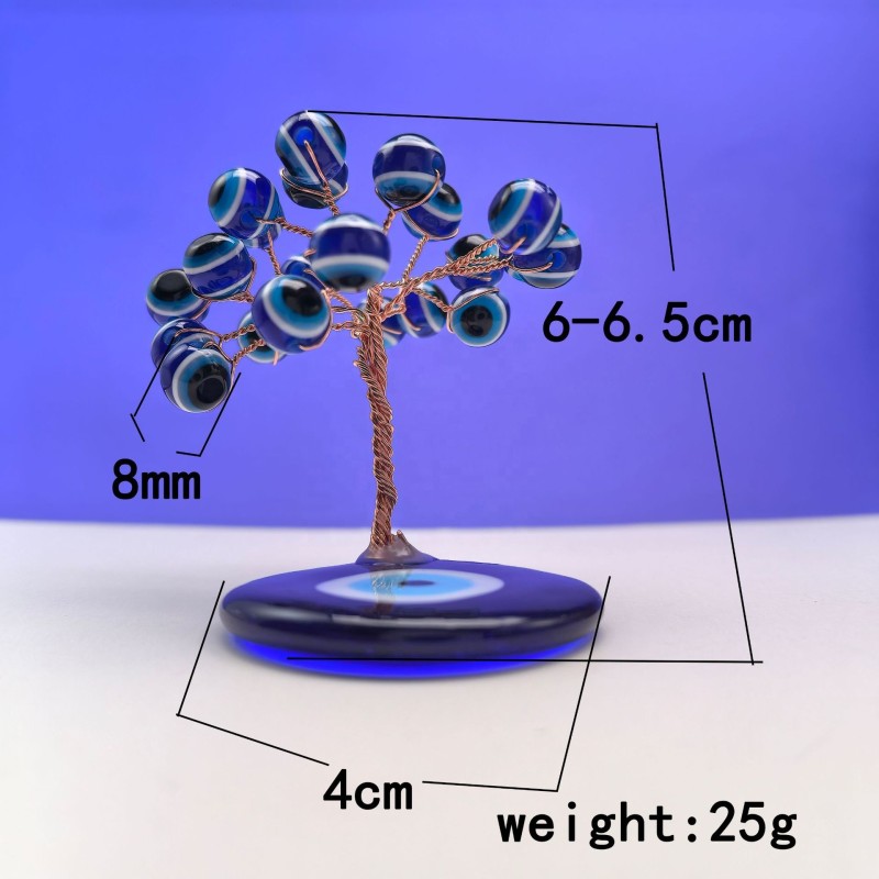 Evil Eye Tree Supplier - Devil's Eye Tree Handmade Ornament Turkish Blue Eye Tree