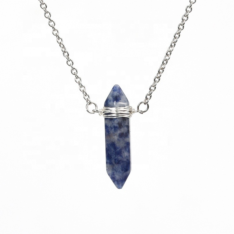 Healing Pendant Factory - New Arrivals Natural Crystal Jewelry Double Crystal Point