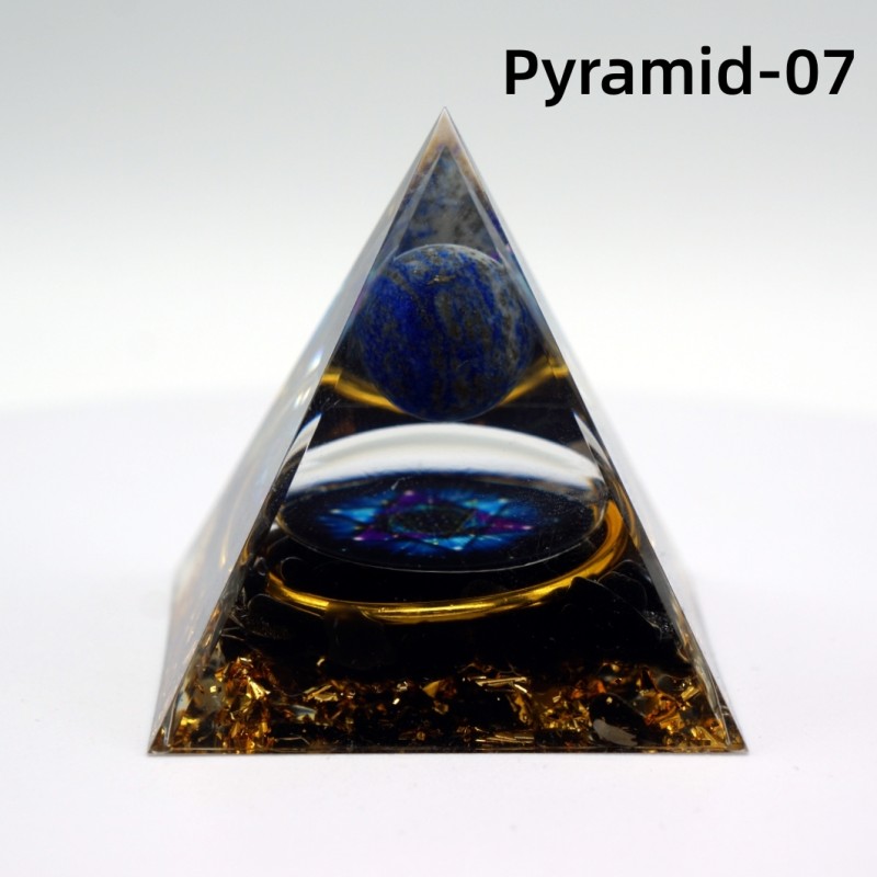 Orgonite Pyramid Factory - Natural Spiritual 5cm 6cm Organite Pyramid Healing Fengshui