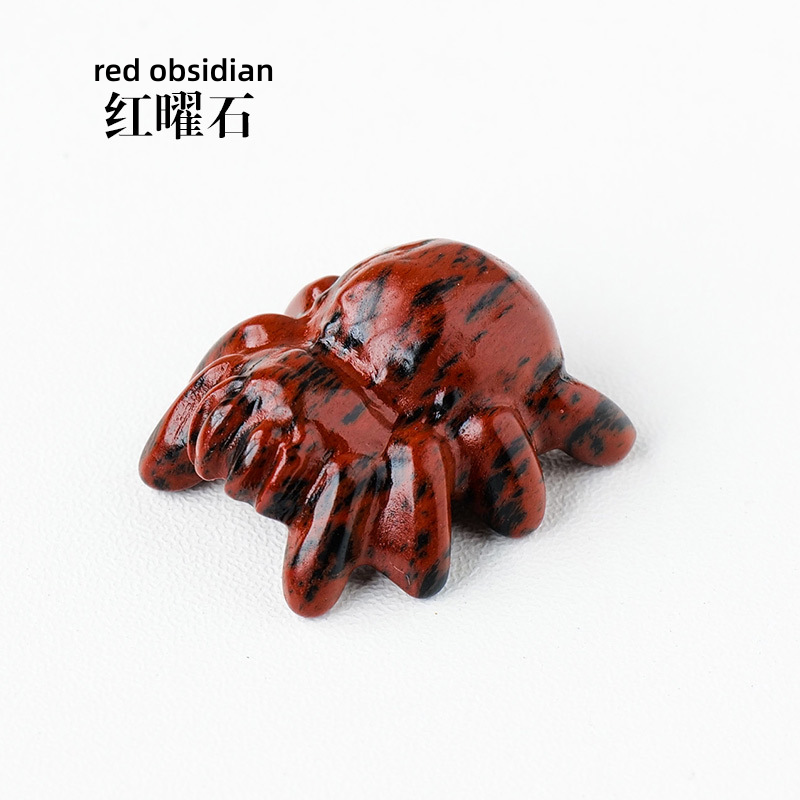 Animal Carving Manufacturer - New Arrivals Crystal Crafts Aventurine Labradorite Mini Spider