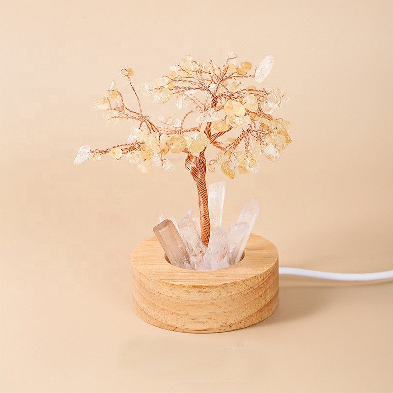Money Tree Lamp Manufacturer - New Arrivals Natural Hand Made Amethyst Crystal Tree Light