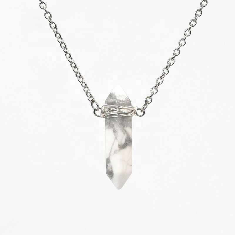 Healing Pendant Factory - New Arrivals Natural Crystal Jewelry Double Crystal Point