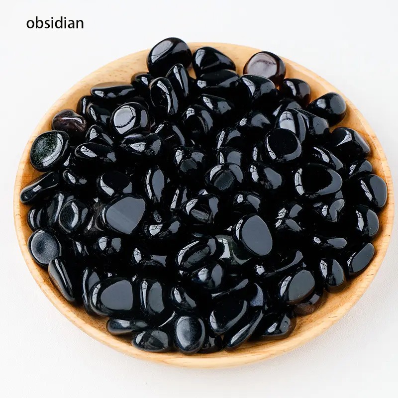 Tumbled Stone Supplier - 1.5-2cm Clear Quartz Amethyst Healing Stone Wholesale Bulk